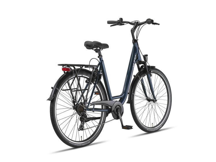 Afbeelding laden in galerijviewer, Altec verona 28 inch 52 cm dames 7v v-brakes petrolblauw