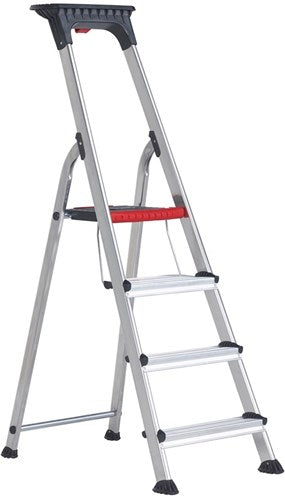Afbeelding laden in galerijviewer, Altrex double decker huishoudtrap 4-treeds - 501104