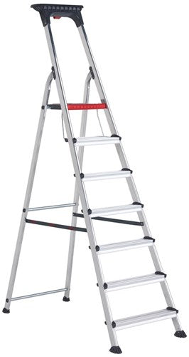 Afbeelding laden in galerijviewer, Altrex double decker huishoudtrap 7-treeds - 501107