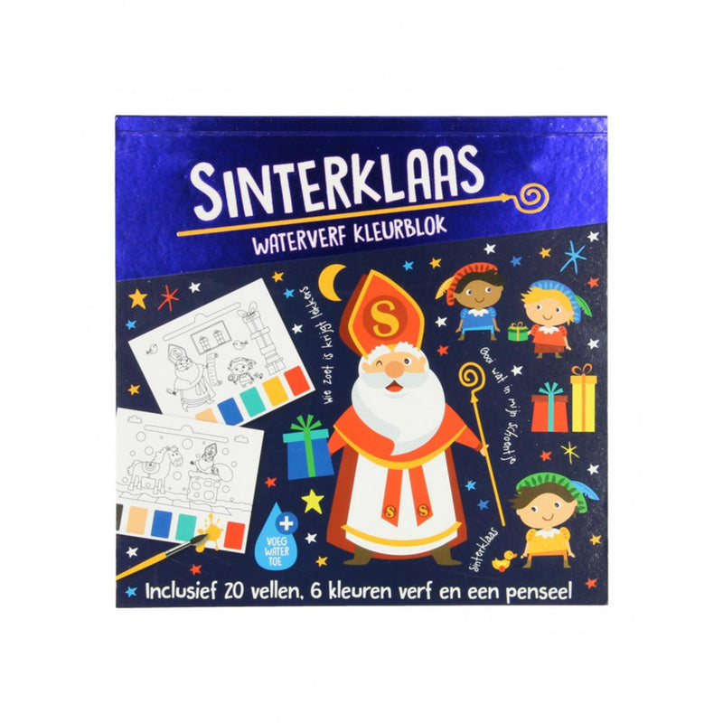 Afbeelding laden in galerijviewer, Waterverf Kleurblok Sinterklaas
