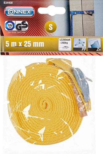 Afbeelding laden in galerijviewer, Connex spanriem 5.0m 1dr 250kg - b34408