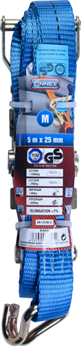 Afbeelding laden in galerijviewer, Connex spanriem 5m x 25mm r h 1500kg - b34415