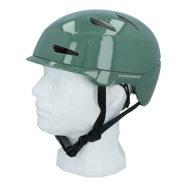 Afbeelding laden in galerijviewer, Kross fietshelm city capitalo l (58-61cm) - groen