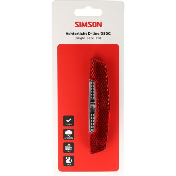 Afbeelding laden in galerijviewer, Simson achterlicht aurora d-line d50c