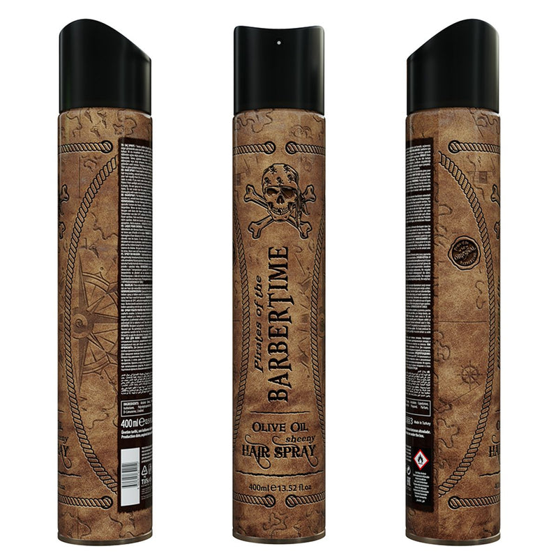 Afbeelding laden in galerijviewer, Barbertime hairspray shine olive oil 400ml