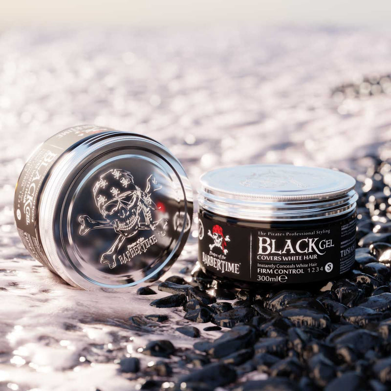 Afbeelding laden in galerijviewer, Barbertime black gel 300ml