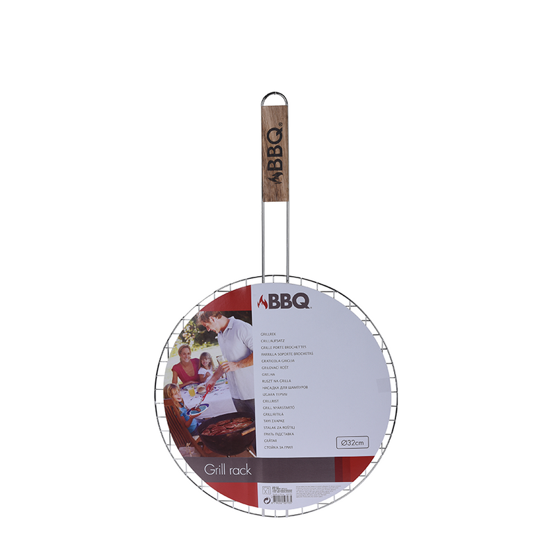 Afbeelding laden in galerijviewer, Bbq barbecue grillrooster metaal ø32cm