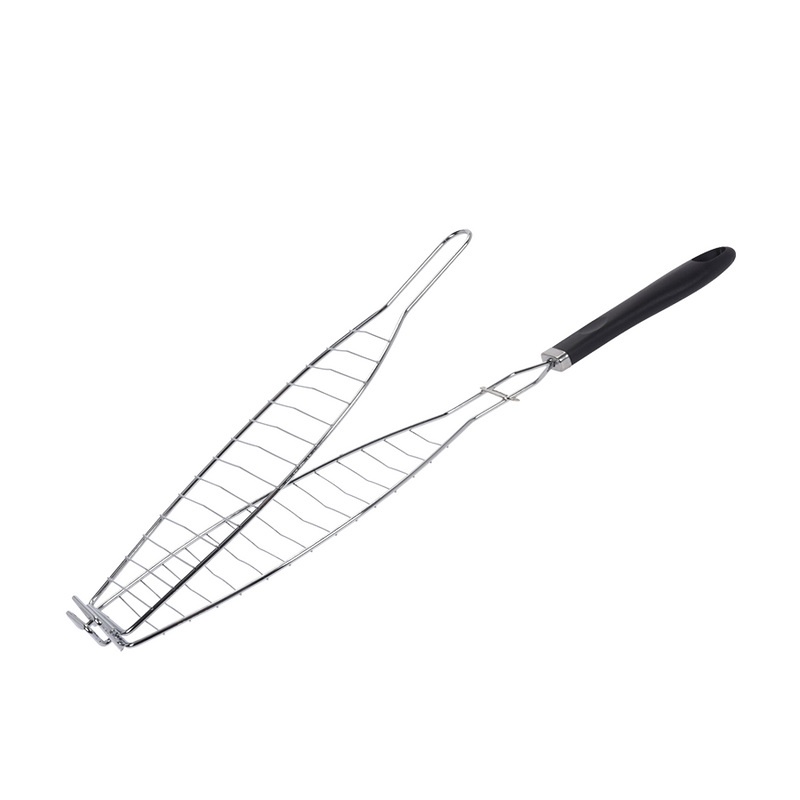 Afbeelding laden in galerijviewer, Bbq barbecue visgrill chroom 29x10cm