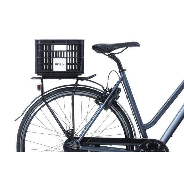 Afbeelding laden in galerijviewer, Basil fietskrat S - klein - 17.5 liter - zwart
