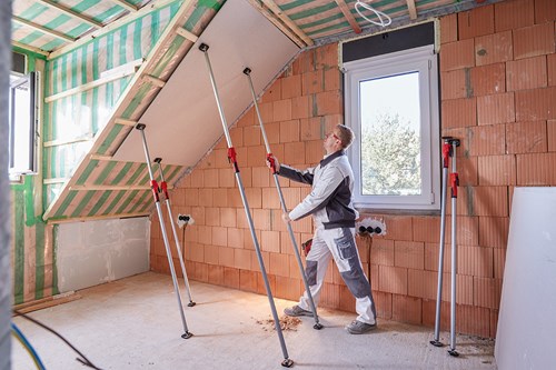 Afbeelding laden in galerijviewer, Bessey plafondsteun | 250 cm | met pompgreep - ste250