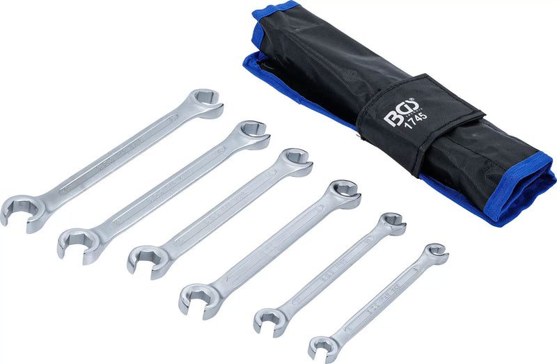 Afbeelding laden in galerijviewer, Bgs technic open double ring wrench set sw 8 x 9 - 18 x 19 mm 6 pcs.