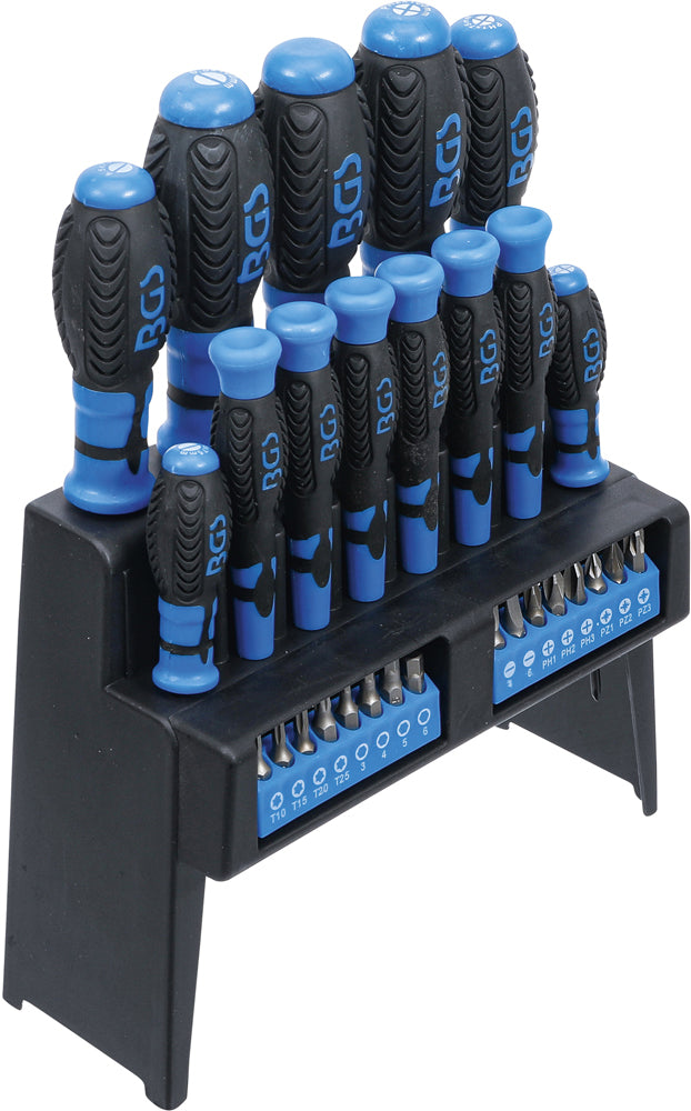 Afbeelding laden in galerijviewer, Bgs technic screwdriver set with bits assortment 29 pieces