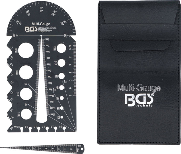 Afbeelding laden in galerijviewer, Bgs technic screwpitch gauge and thread template