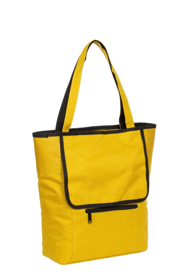 Afbeelding laden in galerijviewer, Bike drops shopper fietstas nylon 21l geel