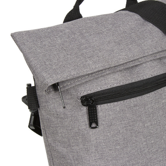 Afbeelding laden in galerijviewer, Bike drops stuurtas met schouderhengsel nylon 6l grijs