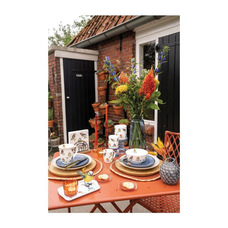 Afbeelding laden in galerijviewer, Ambiente dubbelwandig glas bird species white