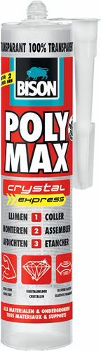 Afbeelding laden in galerijviewer, Bison poly max® crystal express koker | 300 g - 6307758