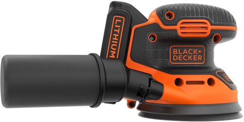 Afbeelding laden in galerijviewer, Black+decker bdcros18 18v accu excentrische schuurmachine (zwart oranje, opbergtas, oplader en accu inbegrepen)