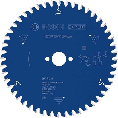 Afbeelding laden in galerijviewer, Bosch accessoires bosch cirkelzaagblad expert voor hout 165x20 - 48 tanden