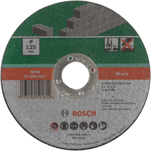 Afbeelding laden in galerijviewer, Bosch accessoires doorslijpschijf steen, 125 x2,5 recht - 2609256329
