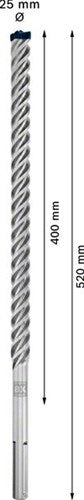 Afbeelding laden in galerijviewer, Bosch accessoires expert sds max-8x hamerboor 25 x 400 x 520 mm - 1 stuk(s) - 2608900241