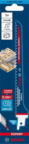 Afbeelding laden in galerijviewer, Bosch accessoires expert ‘wood with metal’ s 715 lhm reciprozaagblad 1 stuk - 1 stuk(s) - 2608900384