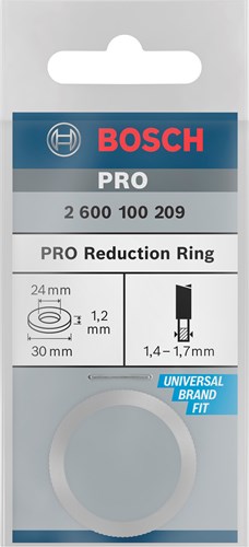 Afbeelding laden in galerijviewer, Bosch accessoires reduceerring voor cirkelzaagbladen 30 x 24 x 1,2 mm 1st - 2600100209