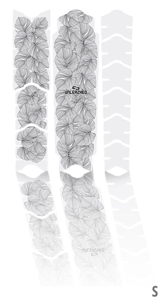 Afbeelding laden in galerijviewer, Unleazhed unscratch - frame protection film monstera white matt