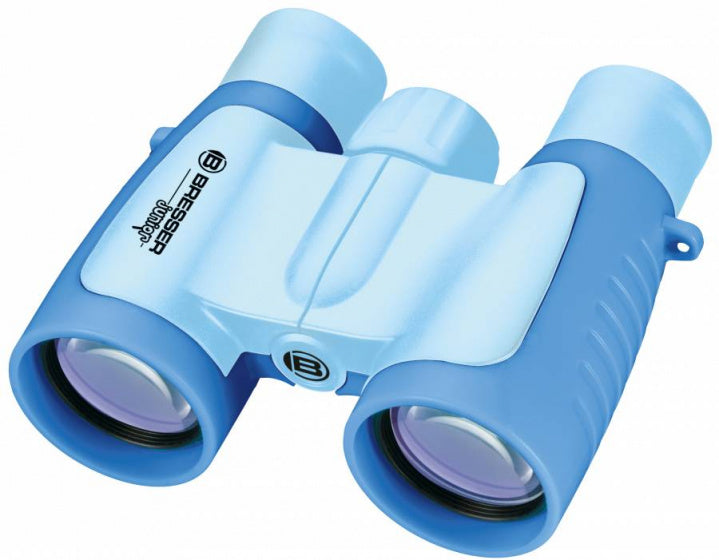 Afbeelding laden in galerijviewer, Bresser Verrekijker junior 10,5 cm rubber blauw