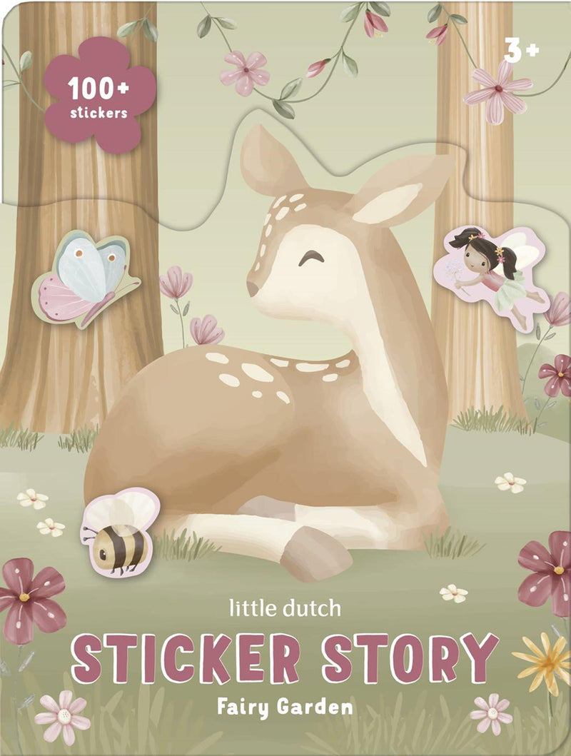 Afbeelding laden in galerijviewer, Little dutch sticker story boek fairy garden, 2 scenes