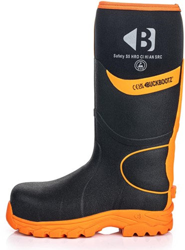 Afbeelding laden in galerijviewer, Buckbootz werklaars bbz8000 s5 zwart oranje | zwart oranje | maat 40 - 00.0176.098.40