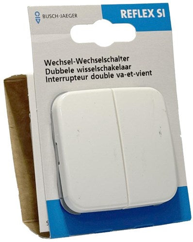 Afbeelding laden in galerijviewer, Busch jaeger wit wissel wisselschakelaar + wip - 4695522