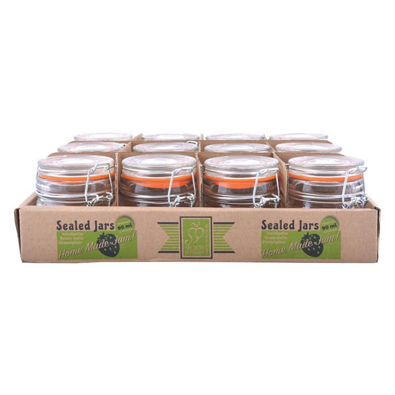 Afbeelding laden in galerijviewer, Esschert design inmaakpot 90ml 8,9x6,5x7,2cm set a 12 stuks