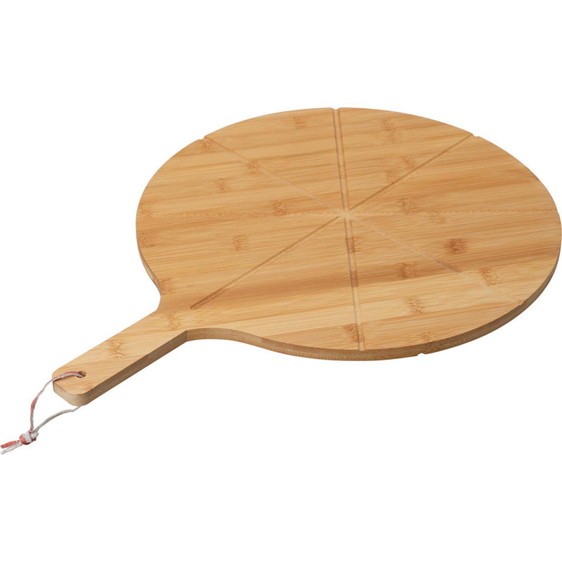 Afbeelding laden in galerijviewer, Excellent houseware pizza set 2-delig bamboe snijplank + pizzasnijder
