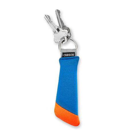 Afbeelding laden in galerijviewer, Carson drijvende sleutelhanger voor 3 sleutels - blauw oranje