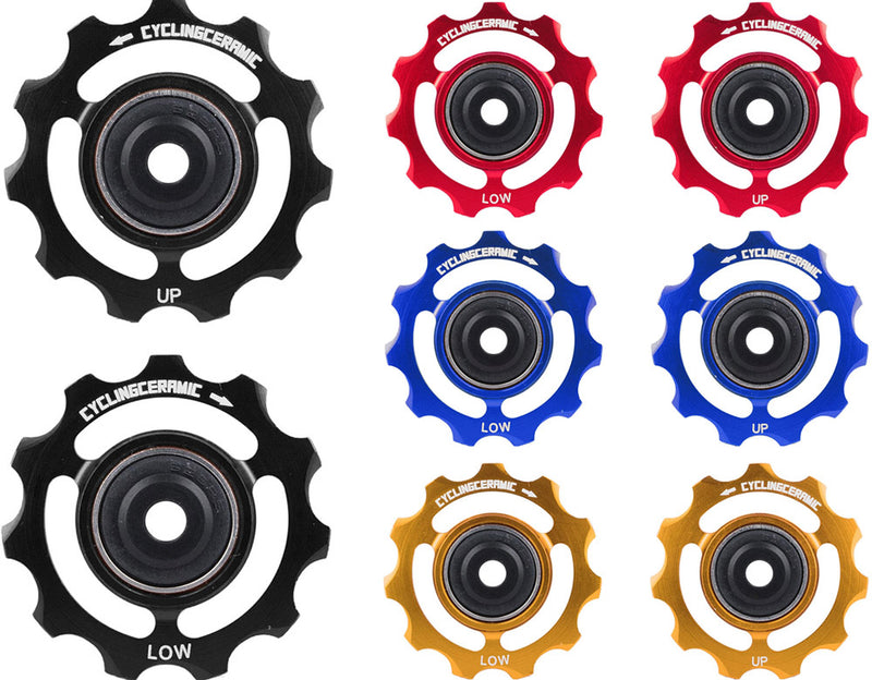Afbeelding laden in galerijviewer, Cyclingceramic 11t derailleur pulleys for shimano sram campagnolo