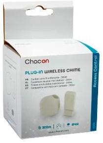 Afbeelding laden in galerijviewer, Enzo chacon draadloze deurbel set 300m plug-in design wit + flits - 8415101