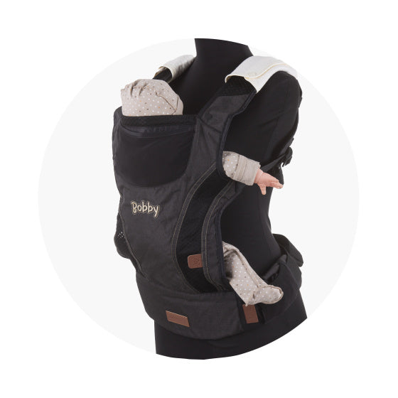 Afbeelding laden in galerijviewer, Chipolino Bobby Ergonomische Draagzak met Capuchon Ebony
