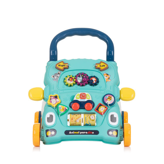 Afbeelding laden in galerijviewer, Chipolino funny animals loopwagen met speelauto muziek blauw