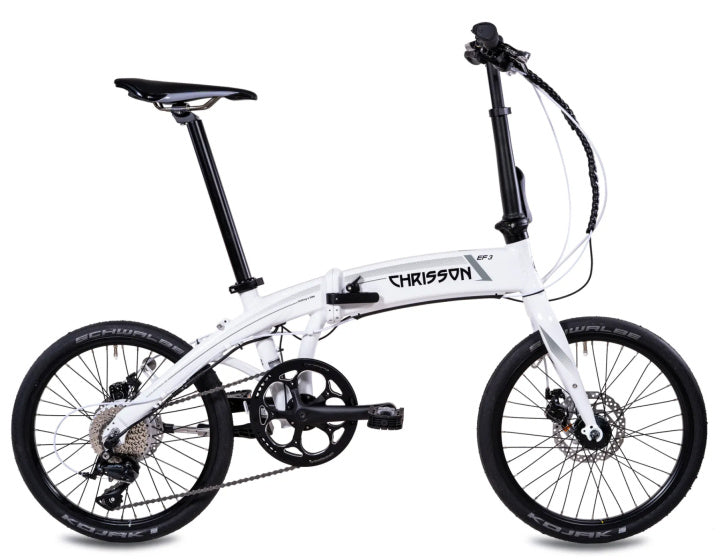 Afbeelding laden in galerijviewer, Chrisson ef3 20 inch 32 cm unisex 9v mechanische schijfrem wit