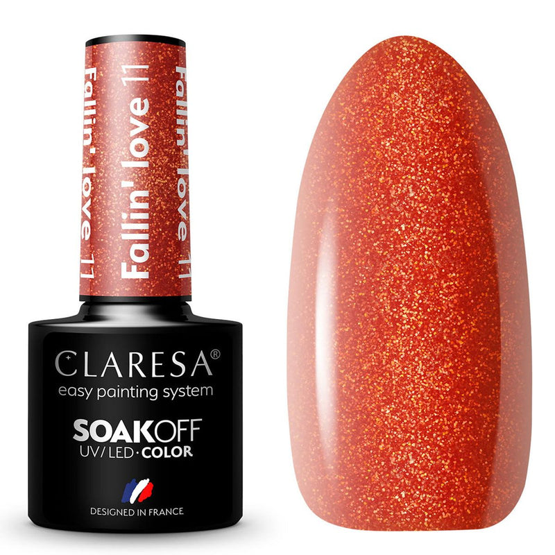 Afbeelding laden in galerijviewer, Claresa uv led gellak 5ml fallin' love 11