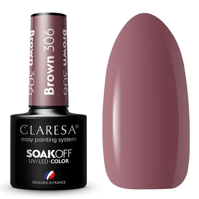 Afbeelding laden in galerijviewer, Claresa uv led gellak 5ml brown 306 classic look