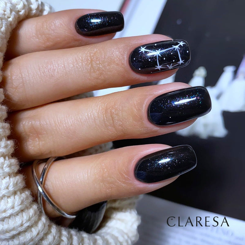 Afbeelding laden in galerijviewer, Claresa uv led gellak 5ml galaxy black