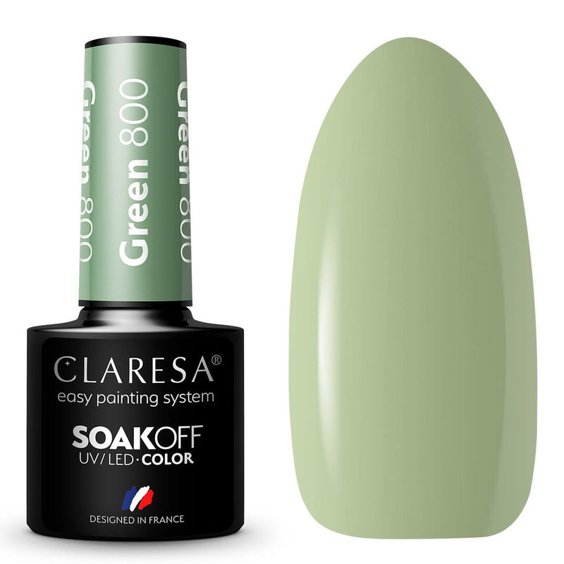 Afbeelding laden in galerijviewer, Claresa uv led gellak 5ml green 800 savanna vibes