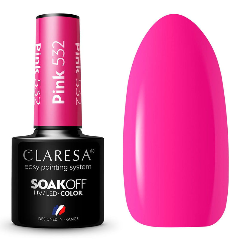 Afbeelding laden in galerijviewer, Claresa uv led gellak 5ml pink 532 sunny garden