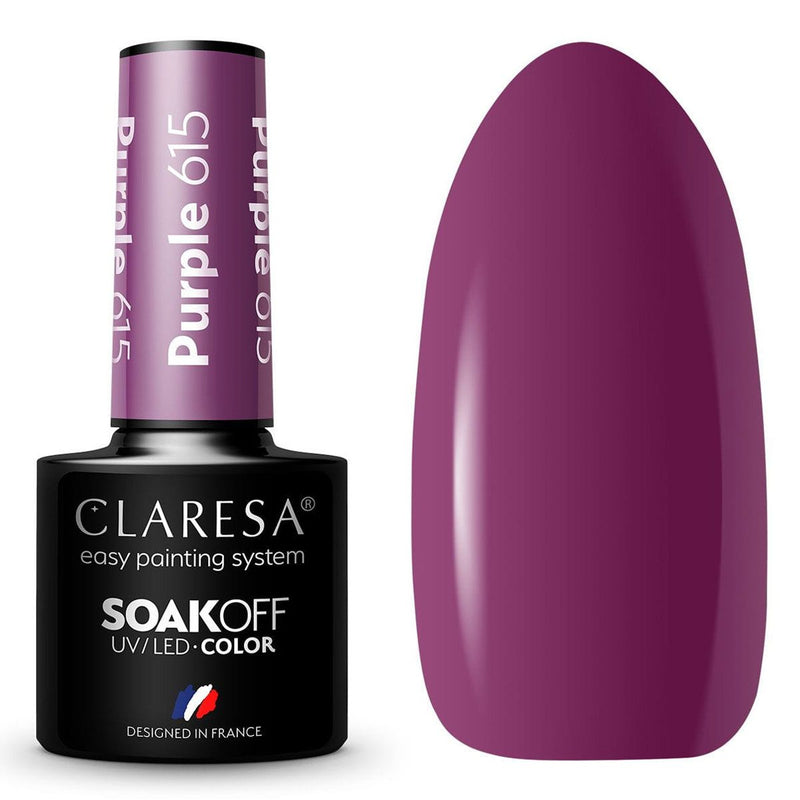Afbeelding laden in galerijviewer, Claresa uv led gellak 5ml purple 615 quiet forest
