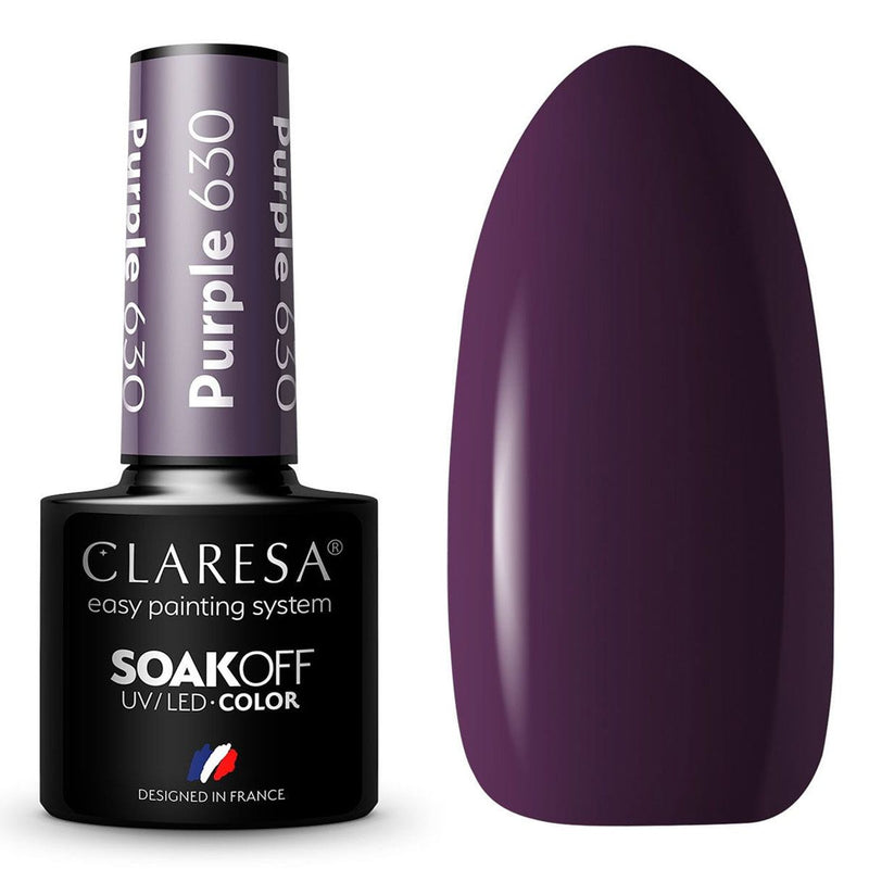 Afbeelding laden in galerijviewer, Claresa uv led gellak 5ml purple 630 classic look