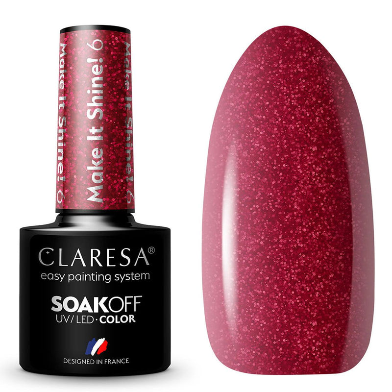 Afbeelding laden in galerijviewer, Claresa uv led gellak 5ml make it shine 6