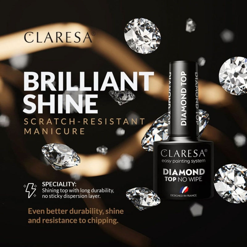 Afbeelding laden in galerijviewer, Claresa top coat diamond no wipe 5ml