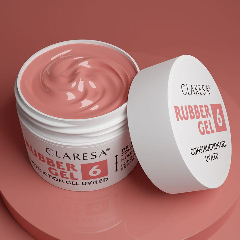 Afbeelding laden in galerijviewer, Claresa rubber gel 6 blush pink 45gr.